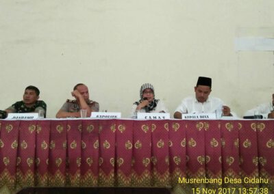 Desa Cidahu-Kec. Cidahu : Gelaran Musrenbang Desa Cidahu Salah Satu Pemicu Awal Keberhasilan Pembangunan 2018.