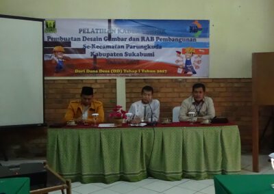 BKAD Parungkuda Gelar Pelatihan Kader Teknik Untuk Tingkatkan Kualitas Perencanaan Desa