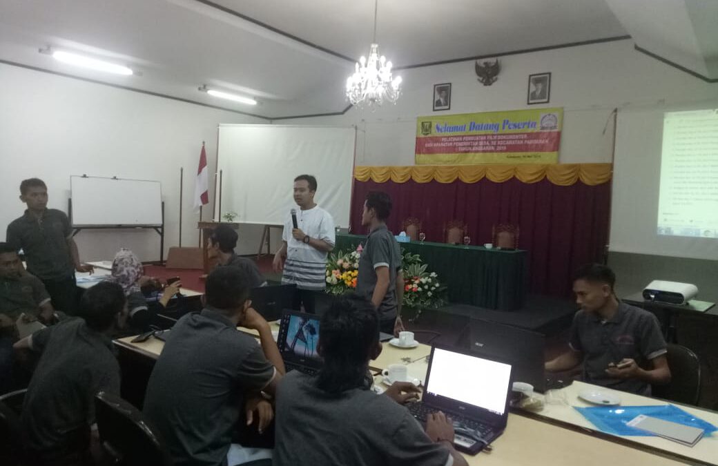 Sabadesa Fasilitasi BKAD Kecamatan Pabuaran Pelatihan Video Dokumenter