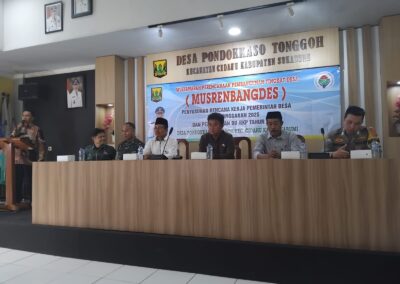 Musrenbang Desa Pondokkaso Tonggoh Bahas RKPDesa 2025 dan DU RKPDesa 2026