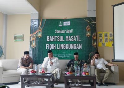 LBM PCNU Kabupaten Sukabumi merumuskan produk pemikiran kebudayaan Nusantara sebagai solusi alternatif mengelola sumber daya alam