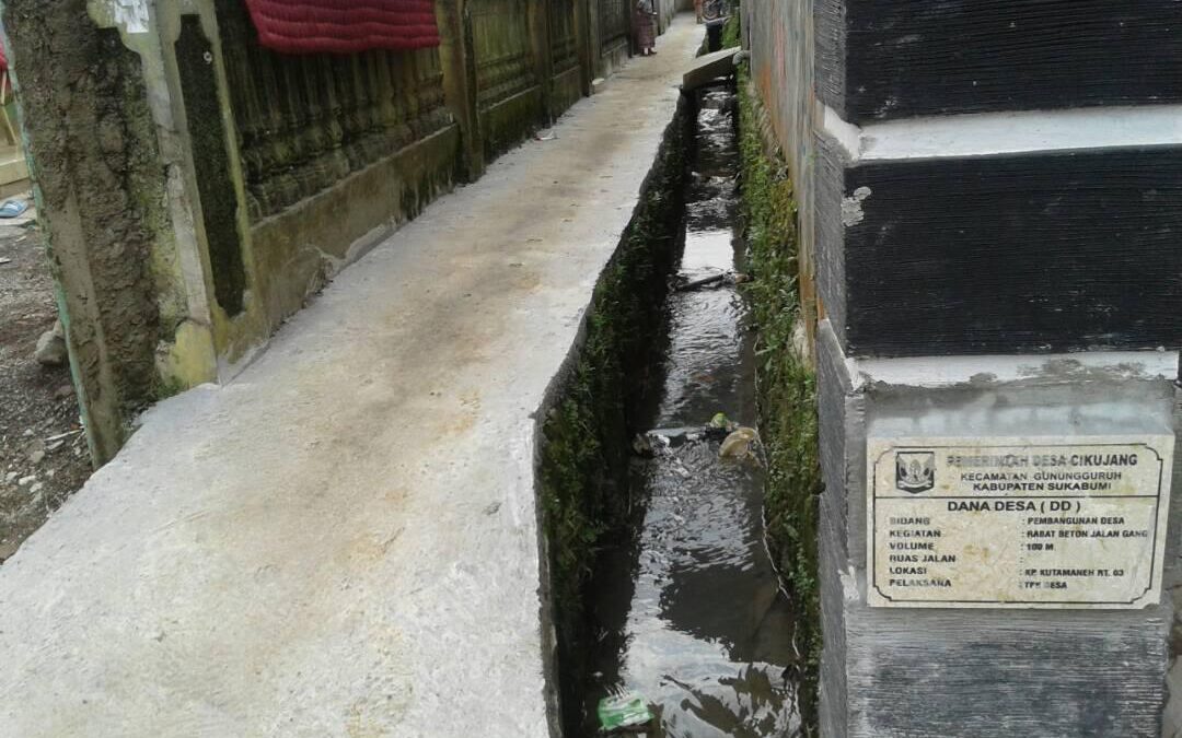 Desa Cikujang; Pembangunan Jalan di Targetkan Selesai Sebelum Lebaran