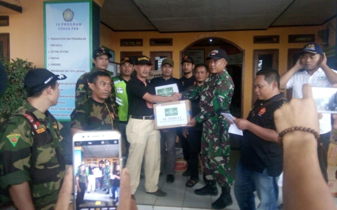 Kaum Muda Nahdliyin Sukabumi Gelar Aksi Sosial Bencana Alam