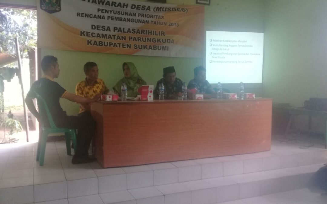 Desa Palasarihilir; Partisipasi masyarakat tentukan perencanaan pembangunan desa