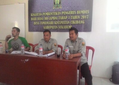 Kebersamaan PD dan PLD Kecamatan Cikidang, Dalam Pembentukan BUMDESA Taman Sari