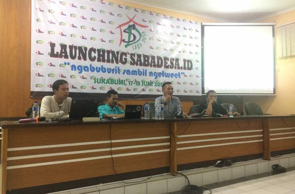 Launching Sabadesa.id; Pendamping Desa Sukabumi Prakarsai Media Informasi Desa