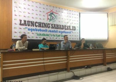 Launching Sabadesa.id; Pendamping Desa Sukabumi Prakarsai Media Informasi Desa