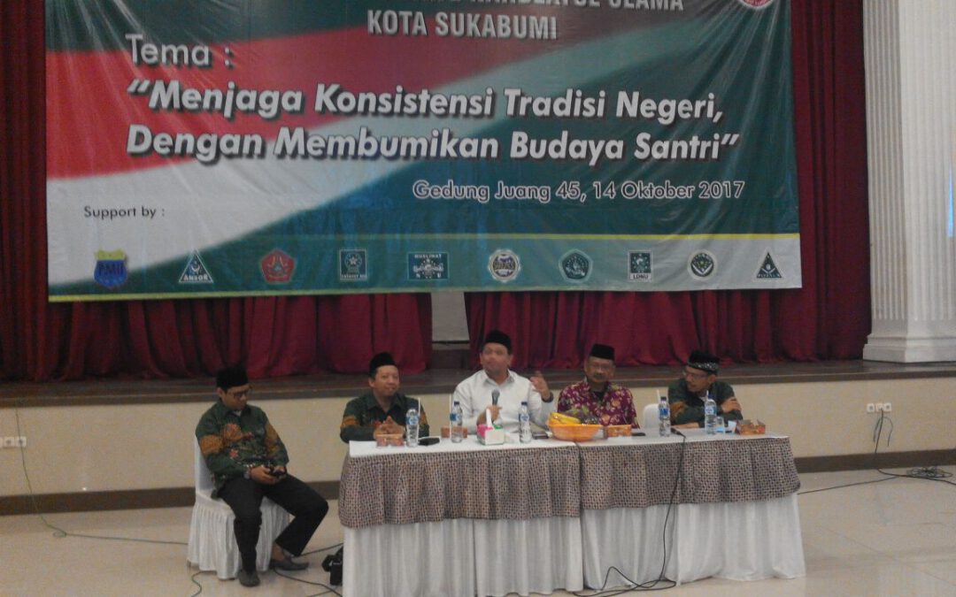 ” Membumikan Budaya Santri” Kepung Gedung Djuang 45 Kota Sukabumi.